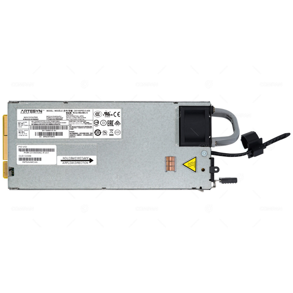 PWR-C4-950WAC-R CISCO 950W AC CONFIG 4 POWER SUPPLY FRONT TO BACK COOLING FOR CATALYST 9500 341-100601-01